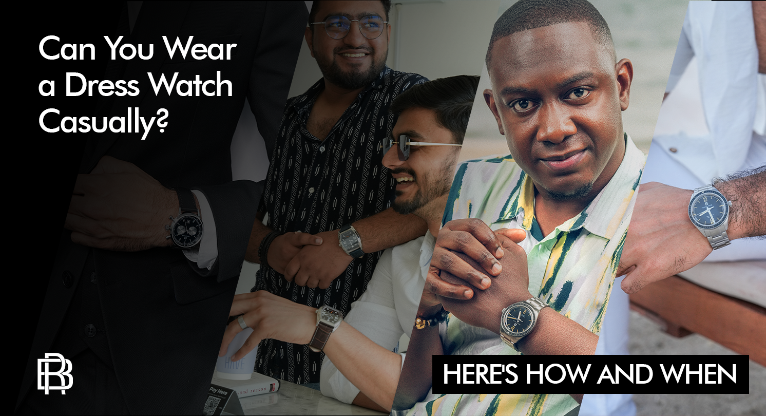 dress watch with casual clothes Dress Watches vs. Casual Watches: What Every Man Should Know